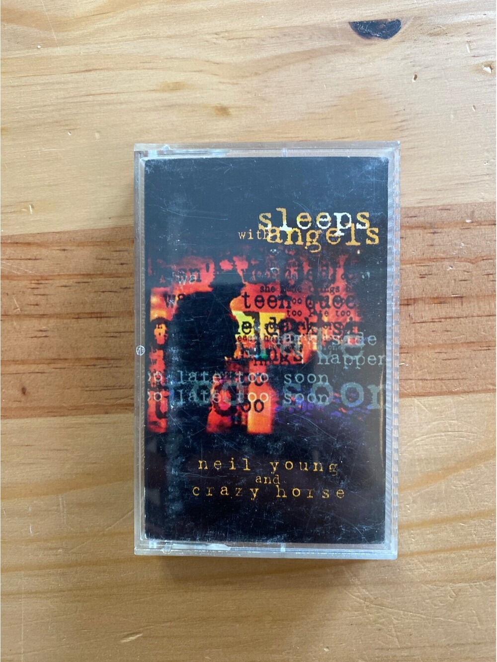 Neil Young & Crazy Horse Sleeps With Angels Cassette Canada 1994 Reprise